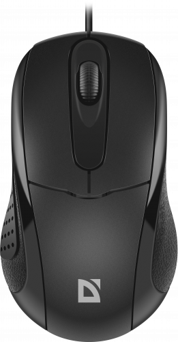 Мышь проводная DEFENDER Standard MB-580, 3 кнопки,1000 dpi, черный (1/100) (52580) фото 2