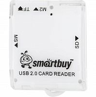 Картридер Smartbuy (SBR-713-W), белый (1/5)