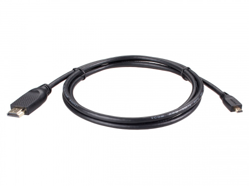 Кабель HDMI-19M --MicroHDMI-19M ver 2.0 1.5m VCOM <CG587-1.5M> (1/50) фото 9