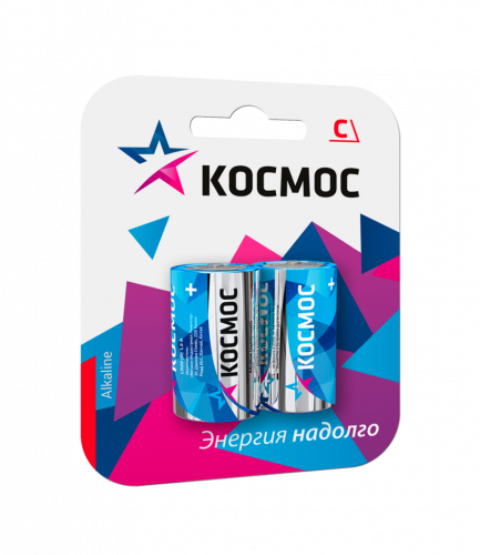 Элемент питания КОСМОС  LR14  BL2   (24/96) (KOCLR14MAX2BL)