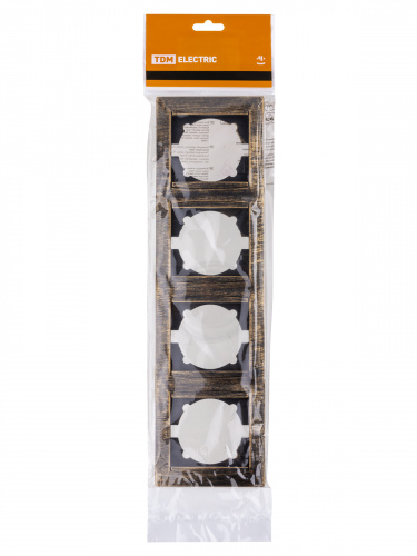 Рамка 4-х постовая вертикальная старинная бронза с/у, "Лама" (1/12) TDM (SQ1815-0781) фото 2 Рамка 4-х постовая вертикальная старинная бронза с/у, "Лама" (1/12) TDM (SQ1815-0781) фото 2