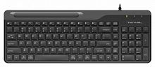 Клавиатура проводная A4TECH Fstyler FK25 USB slim, черная (1/20) (FK25 BLACK)