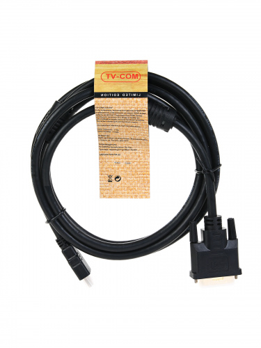 Кабель TV-COM HDMI to DVI-D (19M -25M), 2 фильтра, 2 м. (1/55) (LCG135F-2M) фото 3