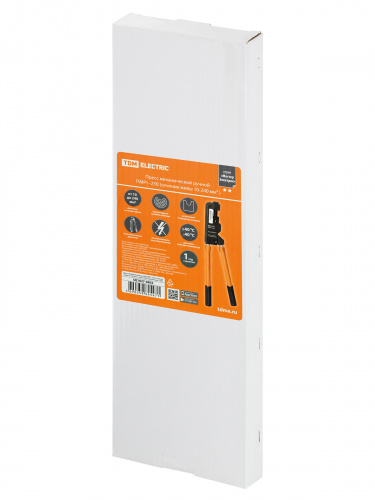 Пресс механический ручной ПМРт -230 ( сечение жилы 10-240 мм² ), серия "МастерЭлектрик" TDM (1/1/5) (SQ1027-0402) фото 2