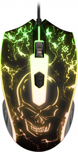 Комплект проводной игровой Клавиатура + Мышь + Коврик DEFENDER Aura MKP-117, Light, чёрный (1/20) (52117) фото 10