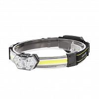 Фонарь SMARTBUY SBF-HL044 налобный аккумуляторный 6Вт LED + 5Вт COB+Stop light, 5 режимов, 450Лм, IP54, дальность 300м, коробка (1/120)