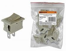 Клавишный переключатель YL-211-01 серый 2 положения 1з TDM (1/4000) (SQ0703-0019)