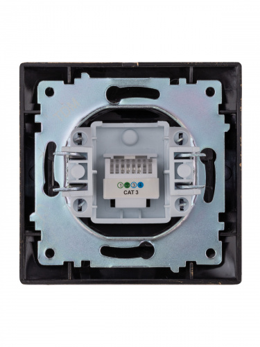 Розетка телефонная RJ11 старинная бронза с/у, "Лама" (1/10) TDM (SQ1815-0756) фото 3 Розетка телефонная RJ11 старинная бронза с/у, "Лама" (1/10) TDM (SQ1815-0756) фото 3