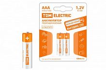 Аккумулятор TDM AAA-1000 mAh Ni-MH BP-2 (2/24/288) (SQ1702-0075)