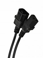Кабель монитор - компьютер 220V (UPS -> устройство) <VDE> 3G*0.75mm2 VCOM <CE001-CU0.75-3>, 3,0м (1/30) (CE001-CU0.75-3M)