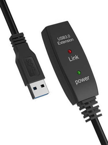 Кабель-адаптер USB3.0-repeater, удлинительный активный <Am-->Af> 15м Aopen/qust<ACU827A-15M> (1/10) фото 10