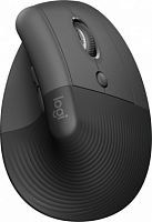 Беспроводная мышь LOGITECH Lift Vertical Ergonomic GRAPHITE оптическая (4000dpi) USB (5but) графитовый [910-006479] (1/4)