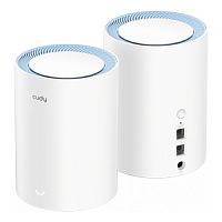 Mesh-комплект CUDY M1200 (2-Pack) Wi-Fi, 2шт/упак (1/8) (M1200(2-Pack))