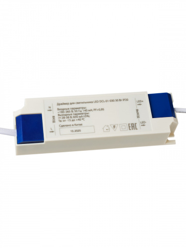 Светильник светодиодный TDM " Даунлайт" встраиваемый DCL-01-030 30 Вт, 4000 К, 80 Ra, IP20, прозрачный расс., (1/20) (SQ0369-0406) фото 4