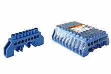 Шина "N" нулевая в изоляторе на DIN-рейку 8x12мм 8 групп TDM (SQ0801-0077)
