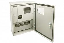 Корпус металлический ЩУ-3ф/1-0-12 IP66 (Корпус металлический ЩУРН-3/12 IP66) с опломбировкой счётчика (542х347х180) TDM (SQ0905-1002)