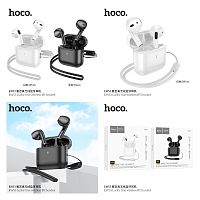 Наушники внутриканальные HOCO EW53 Lucky, пластик, bluetooth 5.3, микрофон, цвет: чёрный (1/20/200) (6942007600538)