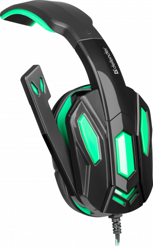 Гарнитура DEFENDER Warhead G-275 зеленый/черный, шнур 1,8 м. (1/20) (64122) фото 10