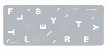 Коврик для мыши A4TECH FStyler FP75 серый/белый 750x300x2мм (1/30) (FP75 SILVER)