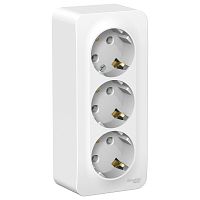 Розетка 3-м О/У BLANCA 16А IP20 250В с заземл. без защ. шторок с изолир. пластиной бел. Systeme Electric BLNRA010311 (1/5/30)