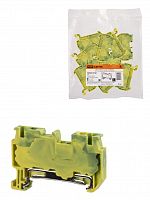 Зажим клеммный безвинтовой ЗКБ PEN быстрого зажима 4 мм2 (Ph-C PT 4-PE) TDM (10/500) (SQ0822-0168)