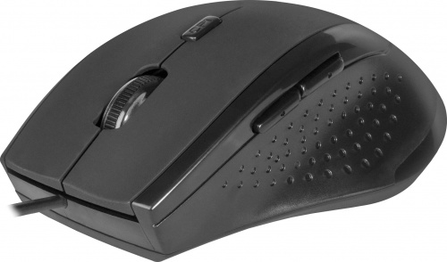 Мышь проводная DEFENDER Accura MM-362, USB, 6 кнопок, 800-1600 dpi, черный (1/40) (52362) фото 5