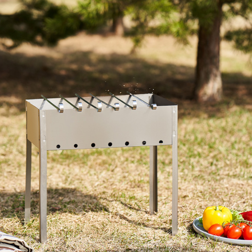 Мангал сборный "ЭКОНОМ" в гофрированной картонной коробке с шампурами СОКОЛ (1/10) (62-0008) фото 2 Мангал сборный "ЭКОНОМ" в гофрированной картонной коробке с шампурами СОКОЛ (1/10) (62-0008) фото 2