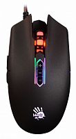 Мышь проводная игровая A4TECH Bloody Q80 (3200dpi) USB (8but), черный (1/40) (Q80 BLACK)