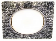Светильник ЭРА встраиваемый с LED подсветкой DK LD50 WH/BK GX53 белый черный (1/50) (Б0057469)