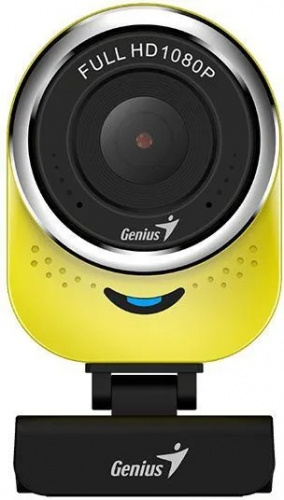 Веб-камера GENIUS QCam 6000, 1080P, Mpix (1920x1080) USB2.0 с микрофоном, желтый (1/20) (32200002409) фото 4