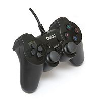 Проводной геймпад DIALOG Action GP-A11, 12 кн., вибрация, USB, черный (1/10/60)