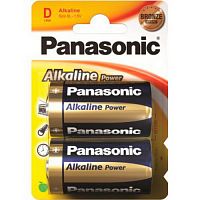 Элемент питания PANASONIC  LR20 Alkaline Power  (2 бл)   (24/120) (5875)