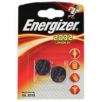 Элемент питания ENERGIZER  CR 2032 Lithium (2бл)   (20/280) (E301021403)