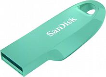 Флеш-накопитель USB 3.2  256GB  SanDisk  Ultra Curve  зелёный (SDCZ550-256G-G46G)
