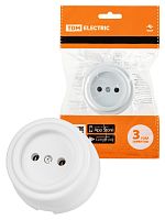 Розетка 2П 10А 250В белая «Виви» TDM (6/36) (SQ1820-1011)