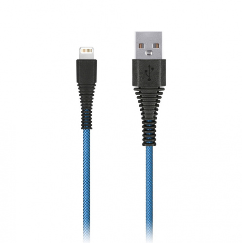 Дата-кабель Smartbuy USB - micro USB, "карбон", экстрапрочный, 1.0 м, до 2А, синий (iK-10n-2 blue) Дата-кабель Smartbuy USB - micro USB, "карбон", экстрапрочный, 1.0 м, до 2А, синий (iK-10n-2 blue)