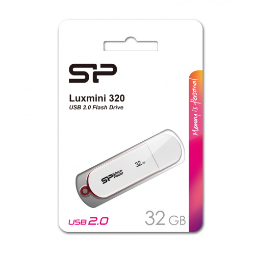 Флеш-накопитель USB 32GB Silicon Power LuxMini 320 белый (SP032GBUF2320V1W) фото 5 Флеш-накопитель USB 32GB Silicon Power LuxMini 320 белый (SP032GBUF2320V1W) фото 5