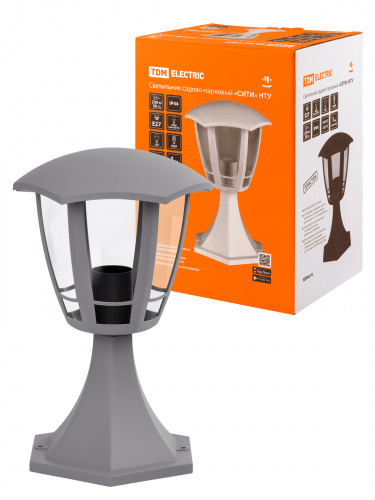 Светильник садово-парковый TDM "СИТИ" НТУ 07-60-003 У1 6-ти гранник напольный серый (1/8) (SQ0330-1327) Светильник садово-парковый TDM "СИТИ" НТУ 07-60-003 У1 6-ти гранник напольный серый (1/8) (SQ0330-1327)