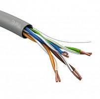 Кабель ЭРА витая пара U/UTP 4x2x24 AWG Cat5e CU PVC 305м (2/24) (2/30) (Б0044429)