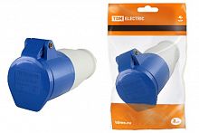 Розетка 223 переносная 2Р+РЕ 32А 220В IP44 TDM (SQ0603-0015)