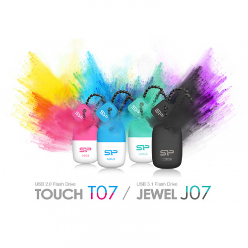 Флеш-накопитель USB  32GB  Silicon Power  Touch T07  синий (SP032GBUF2T07V1B) фото 3