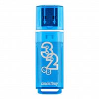 Флеш-накопитель USB  32GB  Smart Buy  Glossy  синий (SB32GBGS-B)