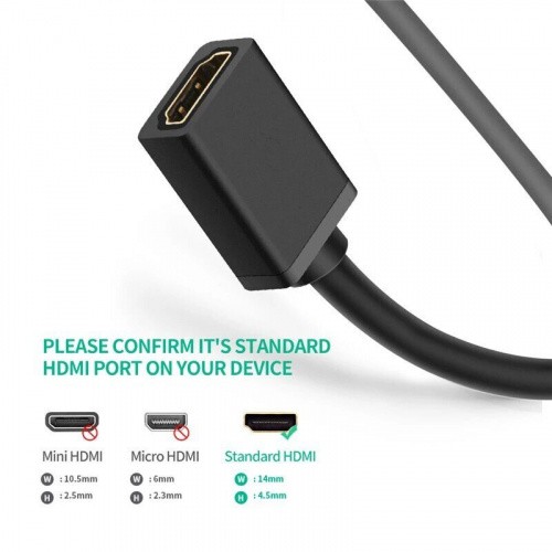 Кабель удлинительный  HDMI-19M---HDMI-19F ver 2.0, 2m, Telecom <TCG-235MF-2M> (1/60) (TCG235MF-2M) фото 4