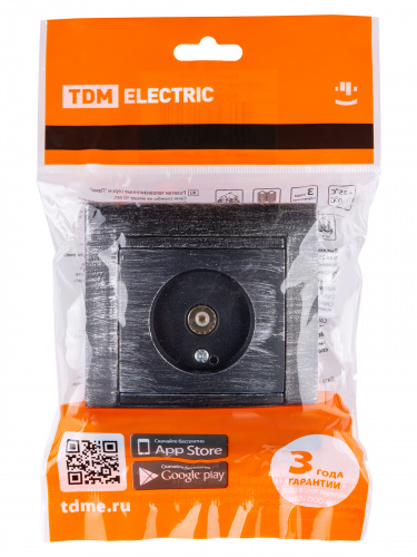 Розетка телевизионная простая (0-2400МГц, "мама") старинное серебро с/у, "Лама" TDM (1/120) (SQ1815-0658) фото 2 Розетка телевизионная простая (0-2400МГц, "мама") старинное серебро с/у, "Лама" TDM (1/120) (SQ1815-0658) фото 2