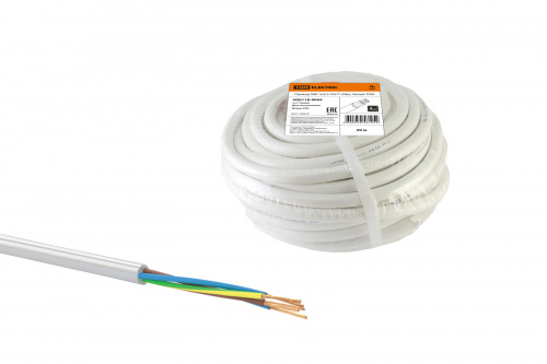 Провод TDM ПВС 5х2,5 ГОСТ (20м), белый (1/20/20) (SQ0118-0094) Провод TDM ПВС 5х2,5 ГОСТ (20м), белый (1/20/20) (SQ0118-0094)