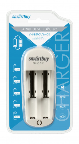 Зарядное устройство SMARTBUY 511 (пустое, 17335, 14500, 16500, 17650, 18650) (1/50) (SBHC-511)