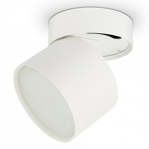 Светильник ЭРА OL12 GX53 SWH накладной под лампу GX53 наклонный, металл, цвет белый (1/40) (Б0049035) фото 2
