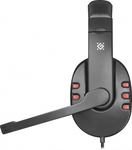 Гарнитура игровая DEFENDER Warhead G-160, полноразмерная, шнур 2.5 м, черный/красный (1/20) (64113) фото 11