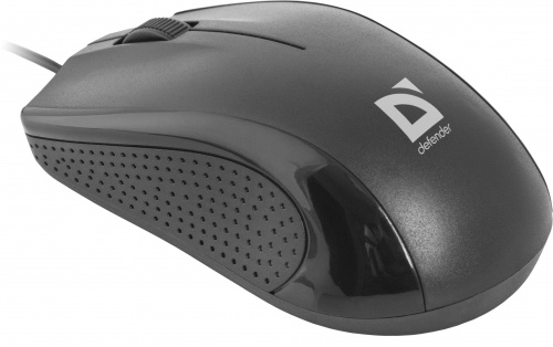 Мышь проводная DEFENDER Optimum MB-160, USB, 3 кнопки, черный (1/40) (52160) фото 7