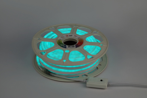 Лента светодиодная ЭРА неон N5050 72-IP67-220V-20m-RGB многоцветная (1/1) (Б0053983) фото 4 Лента светодиодная ЭРА неон N5050 72-IP67-220V-20m-RGB многоцветная (1/1) (Б0053983) фото 4